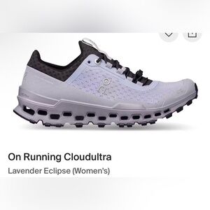 Women’s On CloudUltra Trail Running Shoes Lavender Eclipse US 6.5